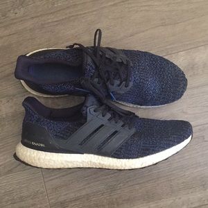 Ultra Boost size 12 blue, black and yellow